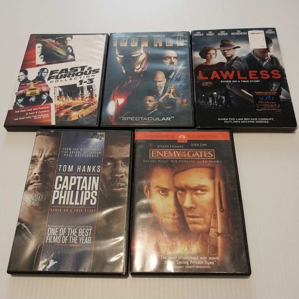 Five DVD Movies